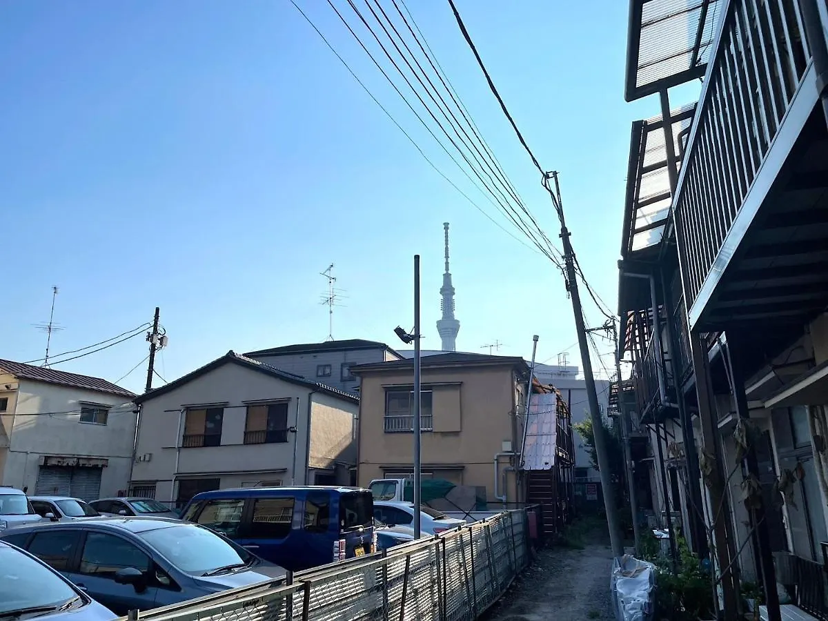 Edo Traditional House Skytree View Asakusa Line Tokyo Japan